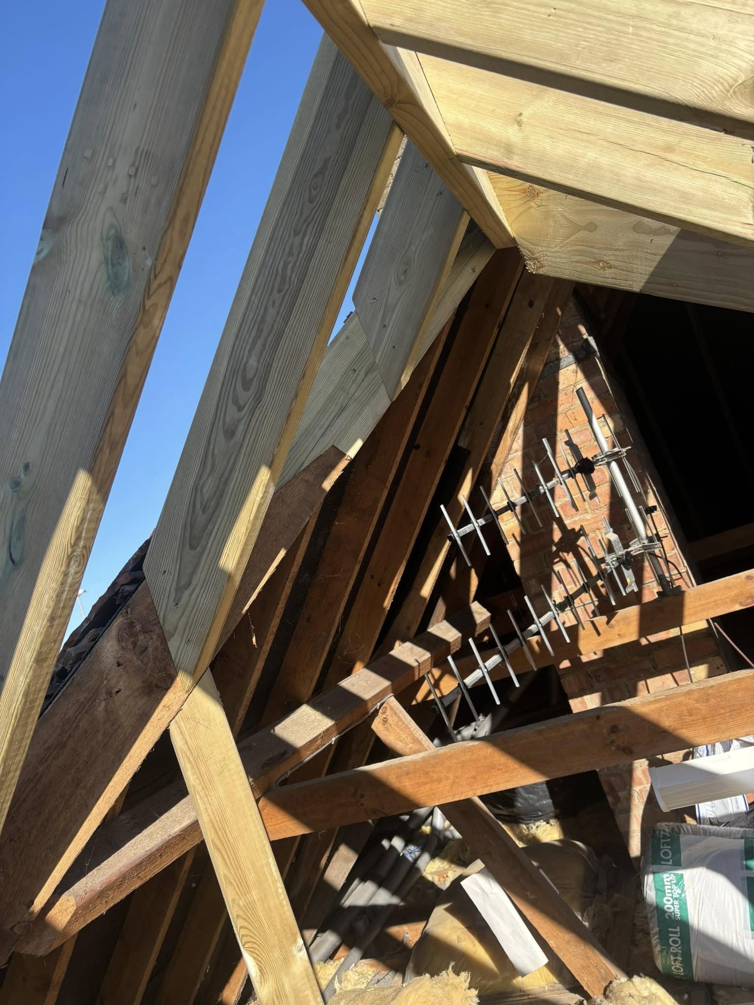 Loft conversion timber structure